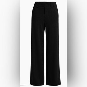 rag & bone Sofie Ponte Pants wide leg size 8 black NWT